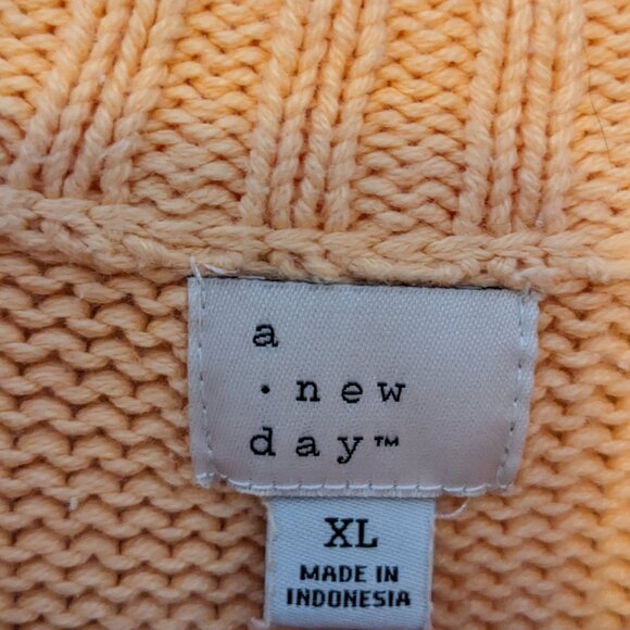 Light orange(creamsicle) Sweater - Picture 2 of 7